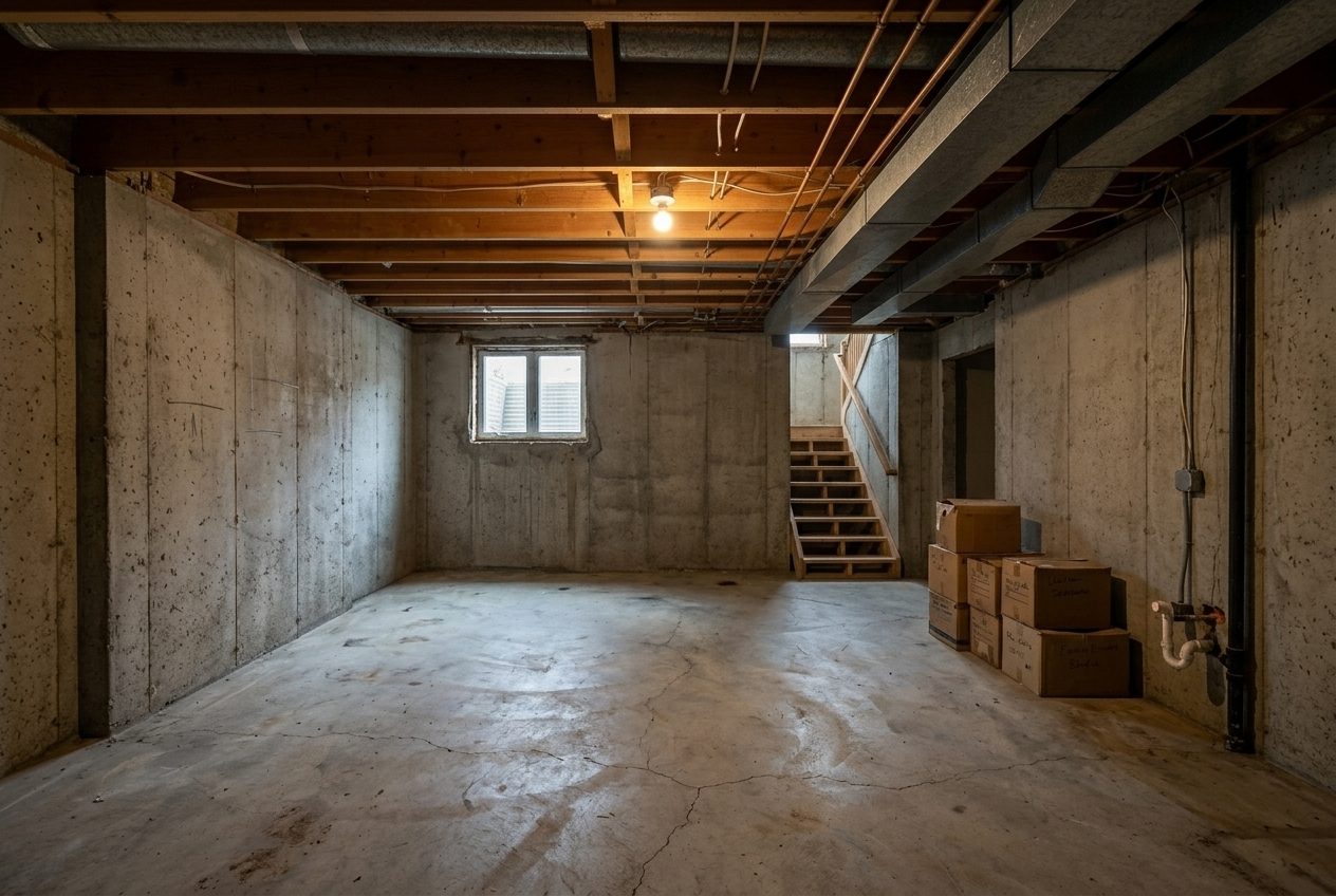 Basement Finishing before
