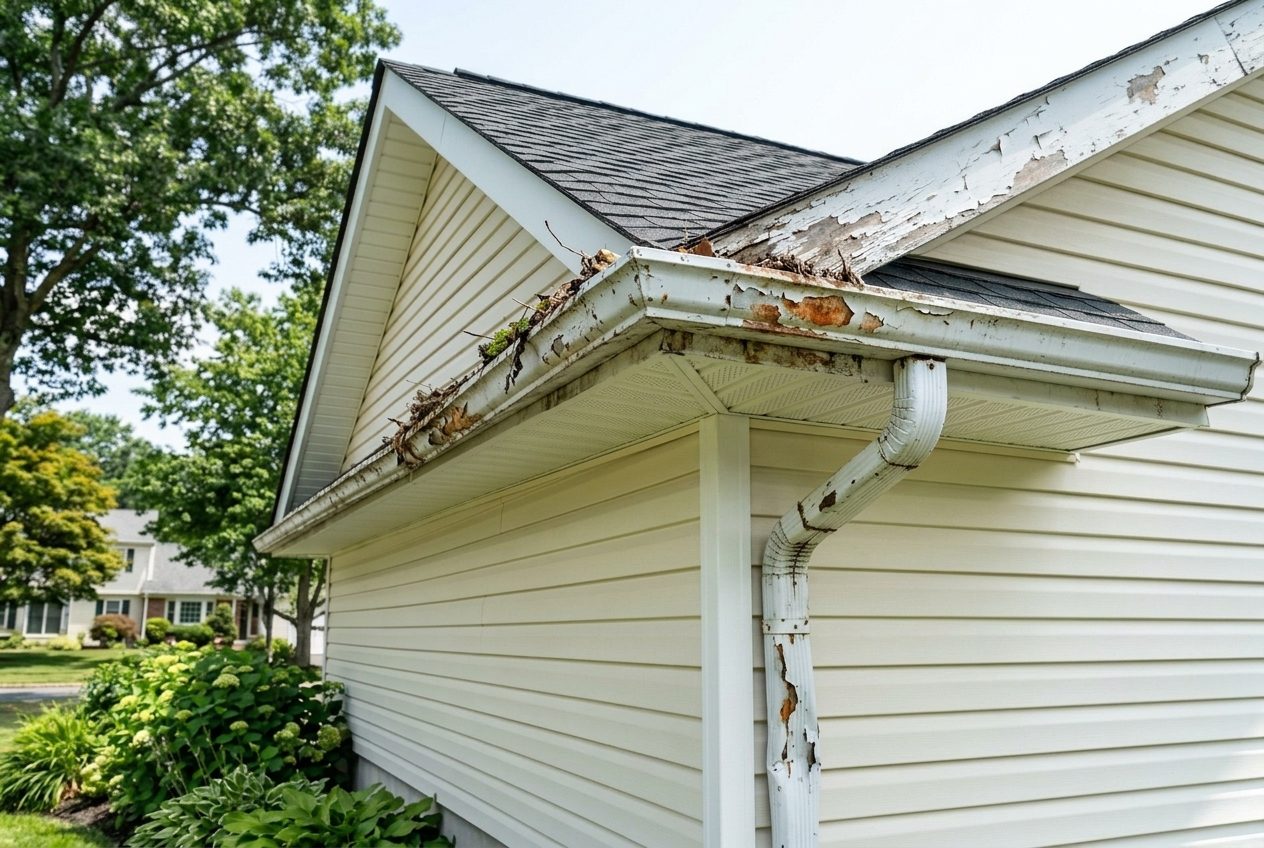 Gutters before